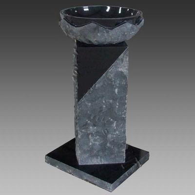 新西班牙米黄台柱盆TZ-067 匠心工艺与自然之美的融合