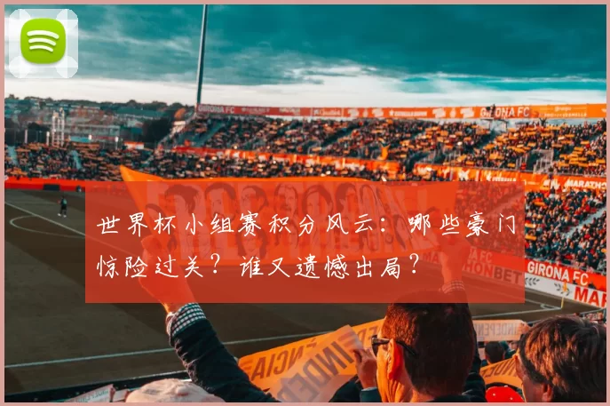世界杯小组赛积分风云：哪些豪门惊险过关？谁又遗憾出局？